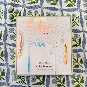 Meri Meri Pastel Cake Toppers Party Supplies